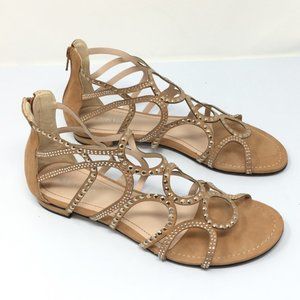 Anthro Klub Nico JOELLA Laser Cut Cage Sandals 9